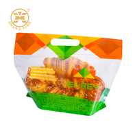 Rôtisserie Rôti Emballage Personnalisé Imprimé En Plastique Laminé Alimentaire Micro-ondes Anti-buée Poulet Rôti Sacs pour Poulet Rôti Sac