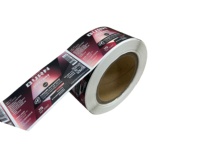 Étiquette autocollante en PET argenté durable, résistante à l'eau et à l'huile, prix usine, pour bonbons au chanvre, couleur personnalisée
