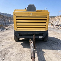 Compresseur d'air mobile à vis diesel XAVS196 d'occasion, 118 kW, 14 bars, 11,3 m³/min, 400 CFM, pour travaux lourds, minier et sablage