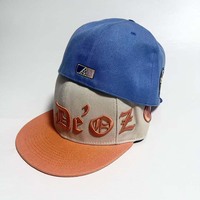 Topi Baseball Snapback 6 Panel Unisex Custom Bordir 3D Logo, Model Flat Brim, Gaya Street Vintage Formal Dobby