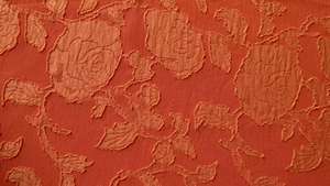 214 г оранжевая текстурированная вышитая Летняя женская одежда льняная тканая ткань - Product Image 2