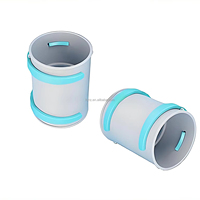 Connecteurs directs de tuyau de PE, têtes de conversion d'air frais d'égal-diamètre, accessoires pour des systèmes de ventilation d'air.