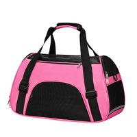 Sac à dos de transport pour animaux de compagnie en tissu Oxford portable, pliable, respirant, avec accessoires