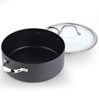 Offres Spéciales écologique antiadhésive batterie de cuisine en aluminium monobloc cocotte