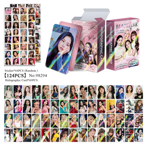 การ์ดรูปภาพเลเซอร์ KPOP 124 ชิ้น/กล่อง โรส <span class=keywords><strong>ลิ</strong></span><span class=keywords><strong>ซ่า</strong></span> จีซู <span class=keywords><strong>เจน</strong></span><span class=keywords><strong>นี่</strong></span> ฉลองครบรอบ 10 ปี การ์ดโลโม่ การ์ดรูปภาพ - Product Image 4