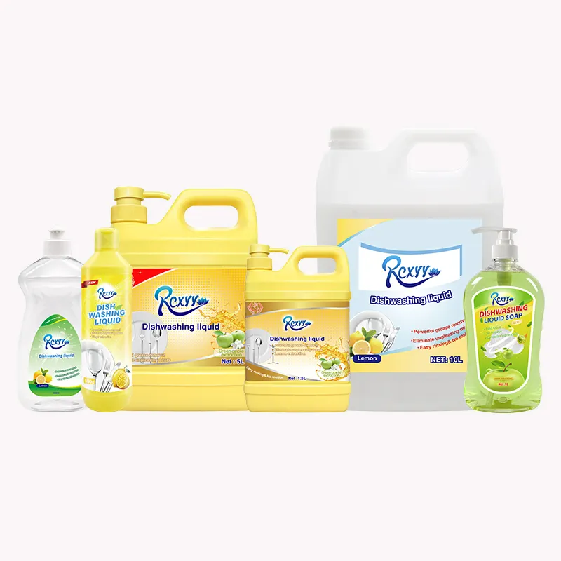 OEM 1L 1.5L 500ML 750ML 5L 300G Fábrica Fornecedor Poderoso Produto De Limpeza Eco Friendly Fórmula Química Lavar louça Líquido Soa