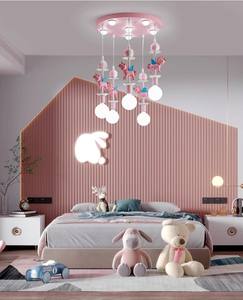 Lustre pour <span class=keywords><strong>chambre</strong></span> d'enfant, dessin animé créatif, lampe de <span class=keywords><strong>chambre</strong></span> pour garçon et fille, princesse, style simple nordique, lampe de <span class=keywords><strong>chambre</strong></span> de bébé - Product Image 6