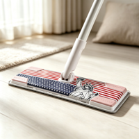 Plaque de base rectangulaire flexible en EVA, antistatique, légère, pour balai à poussière à haute absorption, avec manche en fer extensible et interchangeable facilement