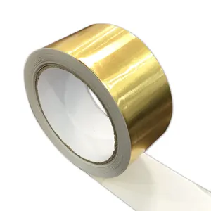 Customized Golden Aluminium Foil Tape Gold Color Aluminum Masking Tape Insulation