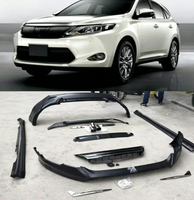 Kit de carrosserie pour pare-chocs avant et arrière, accessoires extérieurs pour Toyota Harrier 2014 2015 2016 2017, pièces de décoration et de style automobile