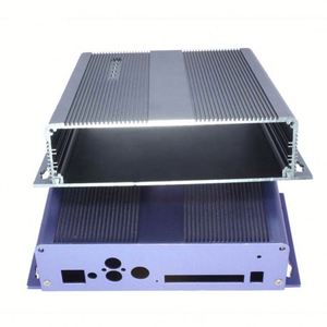 HONGFA Customizable Aluminum Alloy Control Box IP54 Protection CNC Milled Wall-Mounted <b>Enclosure</b> Extruded 6063 Material - Product Image 2