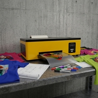 Imprimante DTF compacte format A4 avec tête d'impression XP600 pour le transfert thermique de films PET sur T-shirts, sweats à capuche, sacs en toile, pour la création de petites séries à domicile