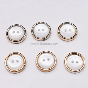 Thời Trang Vàng Biên Giới Hai Mặt Nhựa Nhựa Nút Vòng Người Đàn Ông Và Phụ Nữ Của Blazer Cardigan Đa Năng Kim Loại Nút - Product Image 5