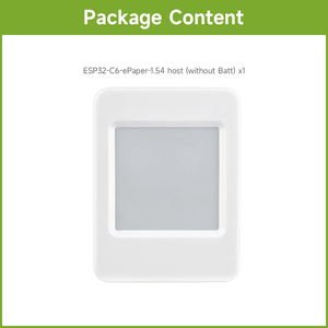 บอร์ดพัฒนา WaveshareESP32-C6 หน้าจอ e-Paper ขนาด 1.54 นิ้ว ความละเอียด 200*200 รองรับ Wi-Fi, BLE 5 และแพลตฟอร์ม LLM ออนไลน์ รุ่น K535 - Product Image 2