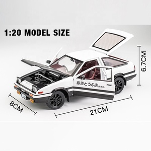 Voitures miniatures en alliage OEM 1/20/24/28, jouets Mini Z <span class=keywords><strong>Trueno</strong></span> Initial D AE <span class=keywords><strong>86</strong></span>, véhicules en métal moulé sous pression - Product Image 6