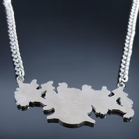 DEICIDE Heavy Metal Punk Band Collier pendentif en acier inoxydable Charms inspirés de la musique à la mode