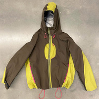 Veste coupe-vent 100 % polyester avec logo personnalisé pour fabricants de vêtements, imperméable et coupe-vent, à fermeture éclair, pour l'extérieur