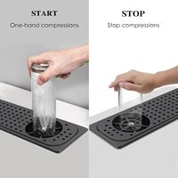 Accessoires de bar en acier inoxydable écologiques personnalisables (plateaux à cocktails et à snacks) pour la maison, les bars et les restaurants – Vente en gros