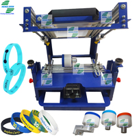Machine d'Impression Sérigraphique Manuelle pour Bracelets en Silicone, Machine d'Impression pour Bracelets Manuels Cylindriques en Caoutchouc de Silicone
