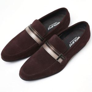 New Men's <b>Height</b> <b>Increasing</b> Leather <b>Shoes</b>-Ankle-length Cowhide Single <b>Shoes</b> Comfortable Matte Finish Trendy Casual Waterproof - Product Image 1