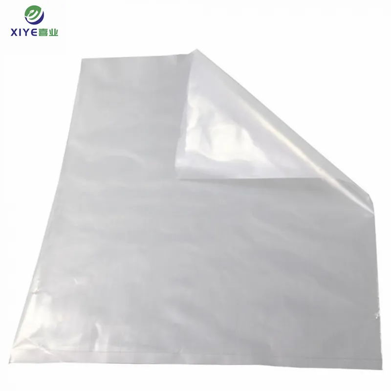 공장 가격 새로운 PE 소재 식품 등급 소형 1 밀 플랫 오픈 엔드 클리어 ldpe 비닐 봉투
