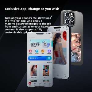 เคสป้องกัน360กันการตกกระแทกสำหรับการใช้งานพิเศษ IPhone13-15หน้าจอหมึกอัจฉริยะ NFC แกะสลักลายสัตว์ Ai - Product Image 2