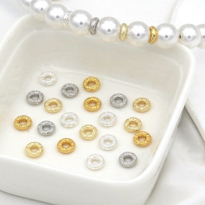 14K gold-plated, color-preserving round windmill-shaped beaded jewelry <b>accessory</b> D93 (<b>braided</b> rope). - Product Image 4