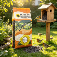 Fabrik-Großhandel Bedruckter Polypropylen-Gewebesack für Wildvogelfutter Schwarze Sonnenblumenkerne Verpackung