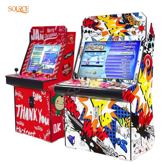 SOURCE 2 Players Coin Operated Street Fighter Fighting Machine Retro Cabinet LCD Game Machine Commercial for Shopping Mall