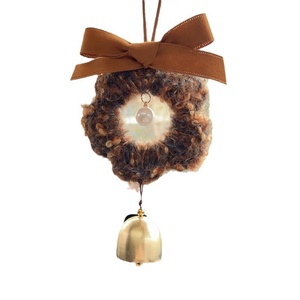 Handmade Luxury Plush Glossy <b>Car</b> Rearview Mirror Interior Hanging <b>Ornament</b> 25mm*25mm Christmas Melard Color Series - Product Image 5
