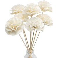 Fleurs solaires décoratives en bois, pour diffuseur d'arôme et de parfum