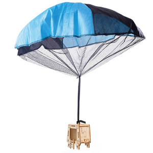 Wissenschaft und Technologie Kleines Modell einer Marslandungskapsel für Kleinkinder 0-3 Monate Outdoor Eltern-Kind-<span class=keywords><strong>Spiel</strong></span> DIY Handgeworfener Holz-Fallschirm - Product Image 5