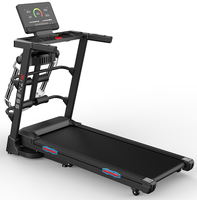 Tapis roulant électrique pliable silencieux, moteur 2,5 CV, écran LED, inclinaison automatique 0-15, machine de course compacte, exercice intérieur à domicile, 120 kg