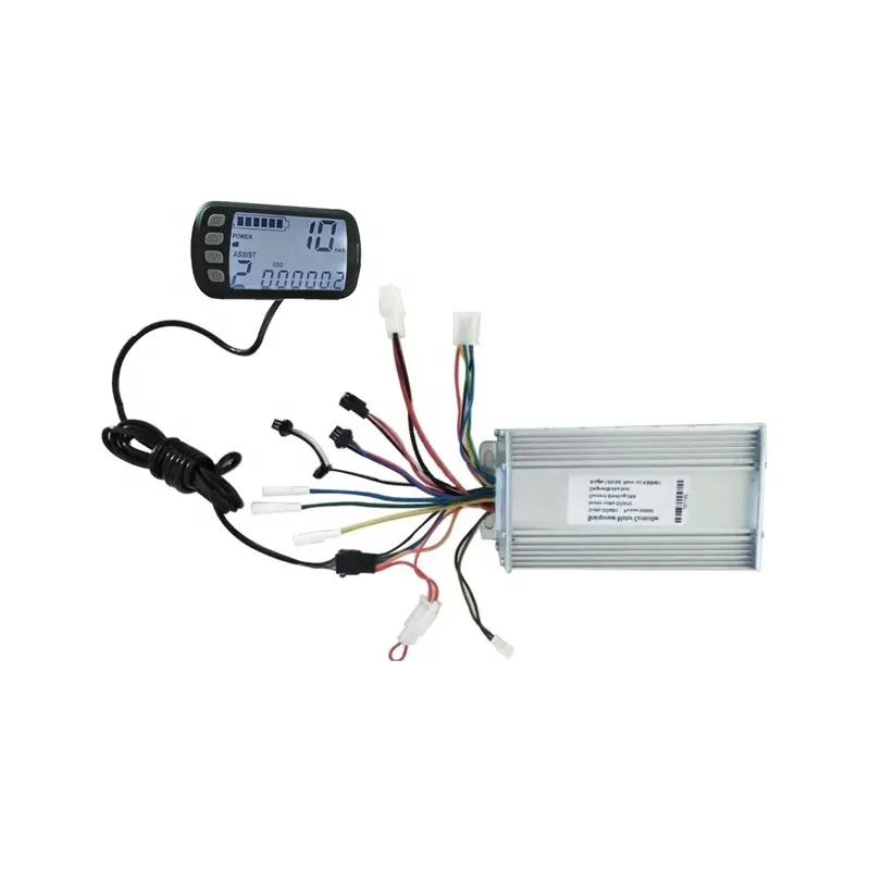 36V 48V 24V 250W 500W 1000W Contrôleur de vélo électrique Affichage LCD Contrôleur de vélo électrique sans brosse