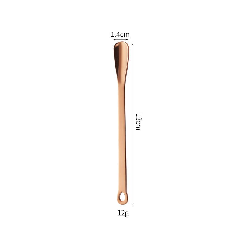 Cuillère en or rose-13cm