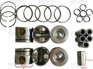 Fabriek Auto Deel Zuiger Met Ring Set 83Mm Voor Audi Vw Crt 3.0 3.0T Tdi Diesel Motor 6 Cilinder Oem Kwaliteit Std Oe 059107065fj - Product Image 2