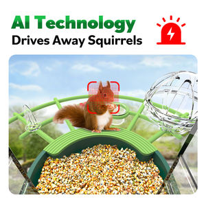 Mangeoire à oiseaux solaire avec caméra HD, application Hi Birds, WiFi, mangeoire automatique intelligente pour l'alimentation des oiseaux en extérieur dans le jardin - Product Image 6