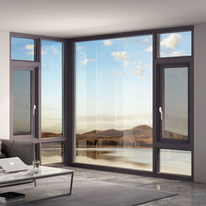 Portes et fenêtres en aluminium de qualité supérieure : Fenêtre <span class=keywords><strong>coulissante</strong></span> en aluminium à double vitrage insonorisée sur mesure pour villa de luxe - Product Image 3