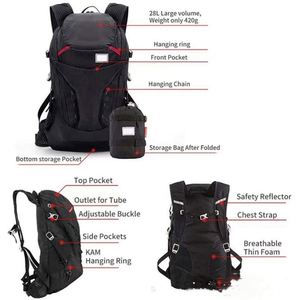 Sac de sport pliable multifonctionnel léger et imperméable, sac à dos de voyage et de fitness pour hommes et femmes, sac de randonnée – Grande Vente - Product Image 6