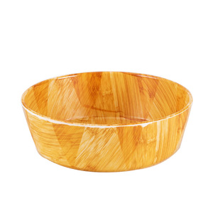 Bandeja de Servir de Melamina con Diseño de Madera 555, Plato Irrompible para Exhibición de Café y Té en Hoteles - Product Image 4