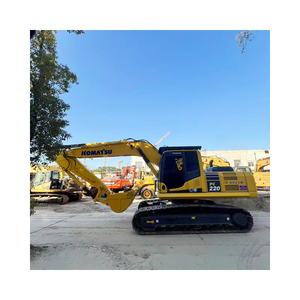 Excavatrice sur chenilles d'occasion Komatsu PC220, 23 tonnes, matériel de construction, Komatsu PC220, excavatrice sur chenilles de taille moyenne d'occasion - Product Image 1