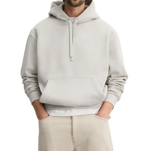Sudaderas con Capucha Holgadas Personalizadas de Alta Calidad 100% Algodón para Hombre, Prendas Esenciales de Streetwear, Sudaderas Lisas para Hombre - Product Image 1