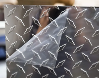 Plaque en aluminium estampée à motif gaufré, légère, pour la décoration intérieure des camping-cars