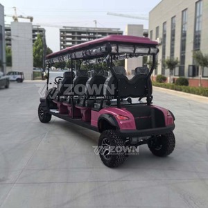 Carrito de Golf Eléctrico de Baja Velocidad, 6 Plazas, Buggy Turístico, Color Personalizado para Resort, Aeropuerto, Campus - Product Image 2