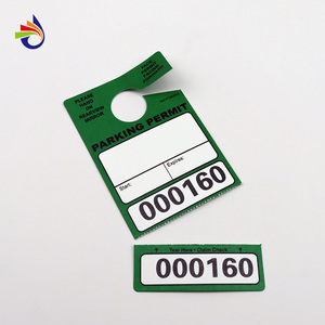 لاصقات مفرغة لتعليق رخصات الركن لاصقات مؤقتة فارغة لوصول السيارات لاصقات معلقة لإدارة ركن المركبات - Product Image 5