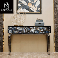 Fait sur mesure prix d'usine nouveau design marque italienne entrée couloir Enagate marbre table console de luxe
