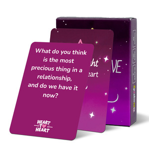 Juego de Mesa Interactivo de Preguntas y Respuestas de Corazón a Corazón, Portátil y Ecológico de Pengle, para <span class=keywords><strong>Citas</strong></span> de Parejas, Entretenimiento y Ocio - Product Image 6