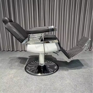 YU Barber Men's Oil Head Chair Barber Shop Lifting Hydraulic Shaving Chair Hair Shampoo Hair Cutting Chair Salon Furniture - Product Image 5