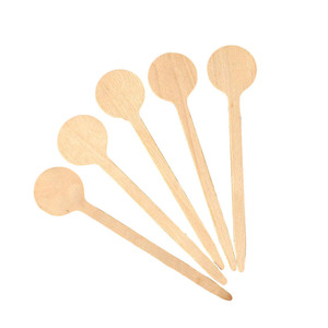 Eco Friendly Custom Birch <span class=keywords><strong>Wooden</strong></span> Square Head Coffee Stir Sticks Beba Agitadores com Gravura Do Logotipo para Café e Bar - Product Image 5
