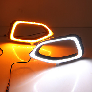 Feux de jour LED SAIC MGHS, feux antibrouillard avant ronds bicolores pour MG HS 2018-2020, modification automobile - Product Image 1